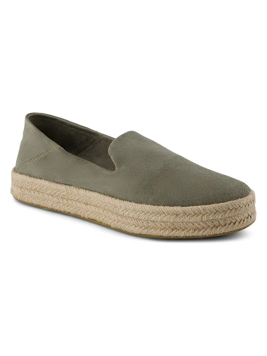 Zdjęcie produktu TOMS Skórzane espadryle w kolorze khaki rozmiar: 42