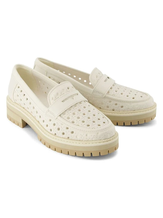 Zdjęcie produktu TOMS Skórzane mokasyny w kolorze białym rozmiar: 41