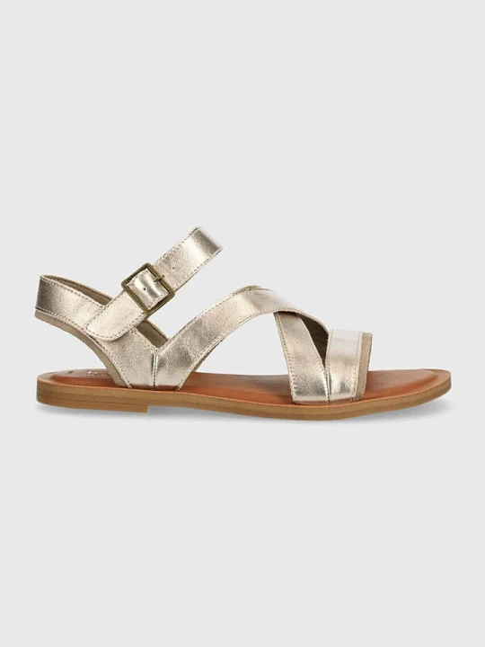 Zdjęcie produktu TOMS Skórzane sandały w kolorze złotym rozmiar: 39