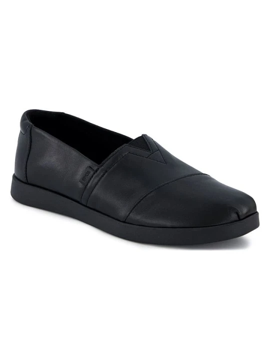 Zdjęcie produktu TOMS Skórzane slippersy w kolorze czarnym rozmiar: 38, 5