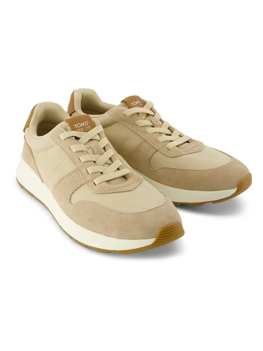Zdjęcie produktu TOMS Skórzane sneakersy w kolorze beżowym rozmiar: 40