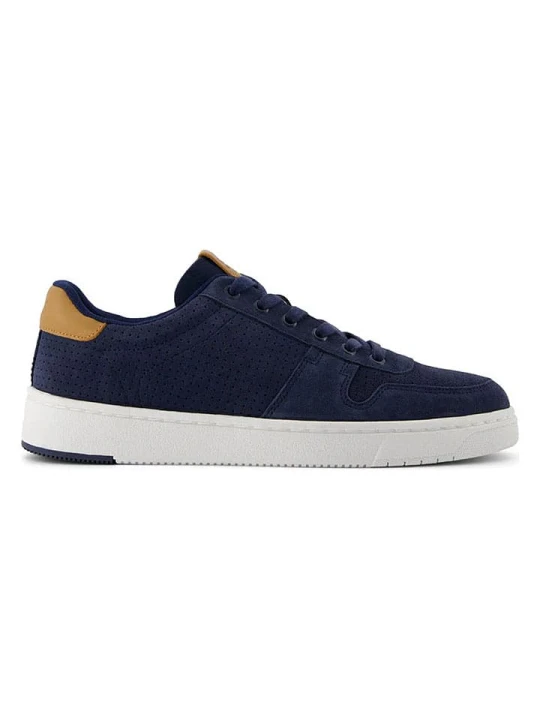 Zdjęcie produktu TOMS Skórzane sneakersy w kolorze granatowym rozmiar: 42