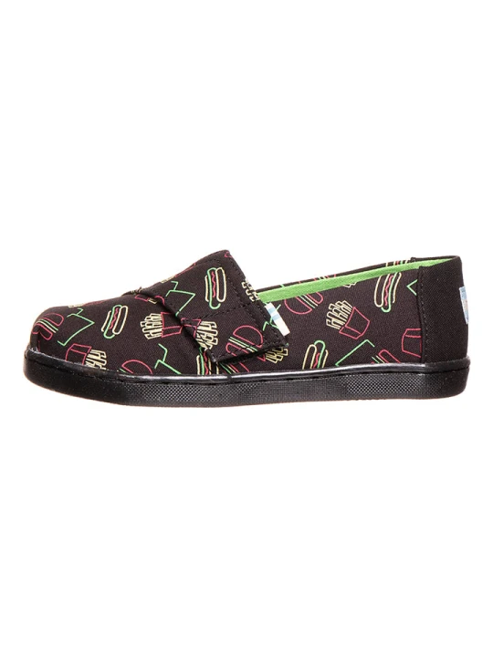 Zdjęcie produktu TOMS Slippersy "Classic" w kolorze różowo-czarno-zielonym rozmiar: 19, 5