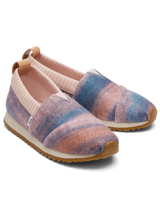 Zdjęcie produktu TOMS Slippersy w kolorze jasnoróżowo-niebieskim rozmiar: 34