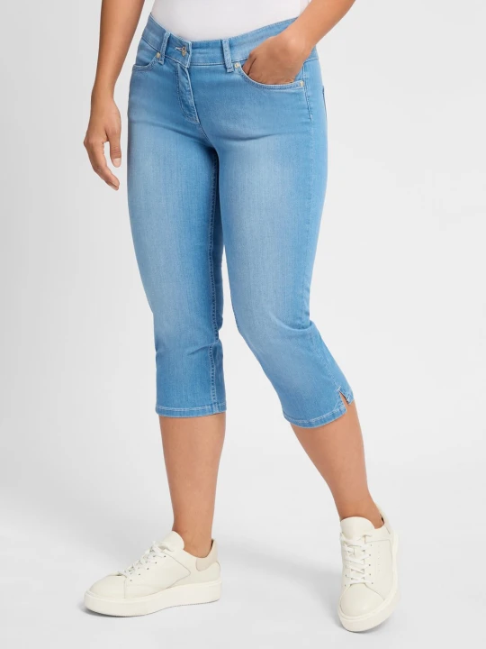 Zdjęcie produktu TONI Dżinsy capri - Perfect Shape Kobiety Bawełna niebieski