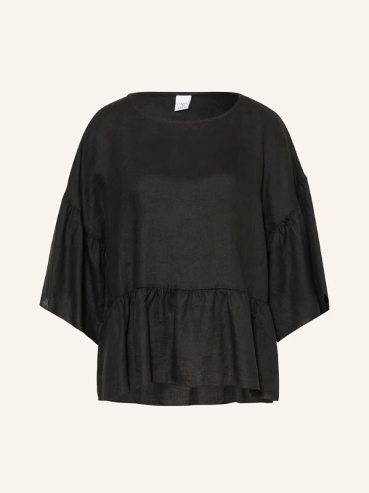 Zdjęcie produktu Tonno & Panna Bluzka Z Lnu Z Rękawem 3/4 schwarz CZARNY