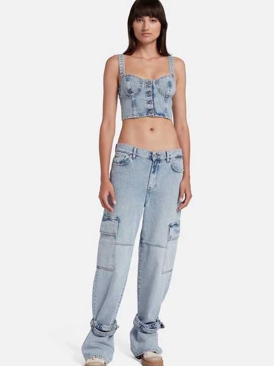 Zdjęcie produktu Top 7 For All Mankind jasnoniebieski