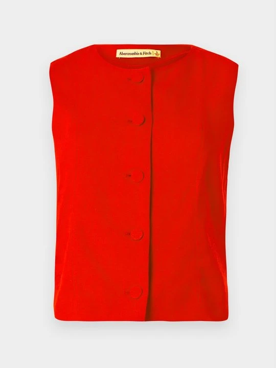Zdjęcie produktu Top Abercrombie & Fitch czerwony