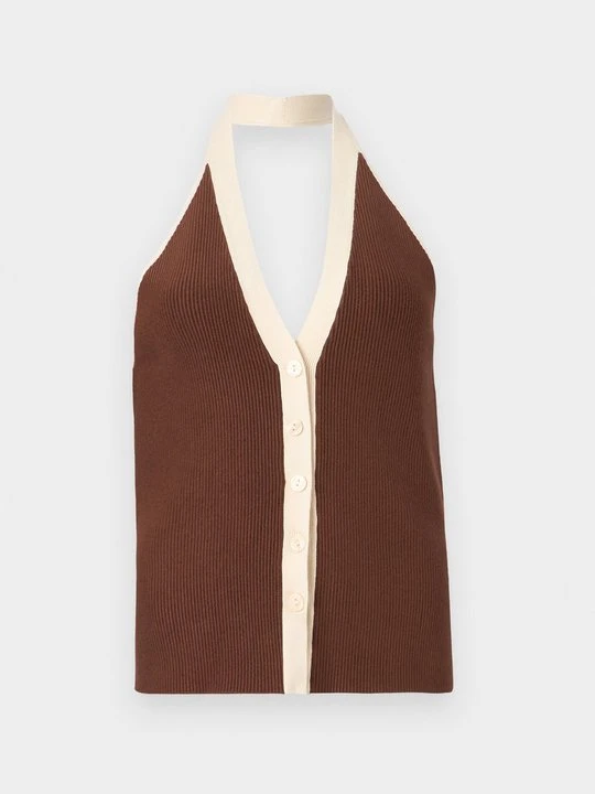 Zdjęcie produktu Top Abercrombie & Fitch brązowy
