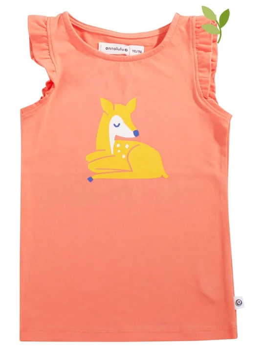 Zdjęcie produktu ONNOLULU Top "Adeline Bambi" w kolorze pomarańczowym rozmiar: 110 / 116