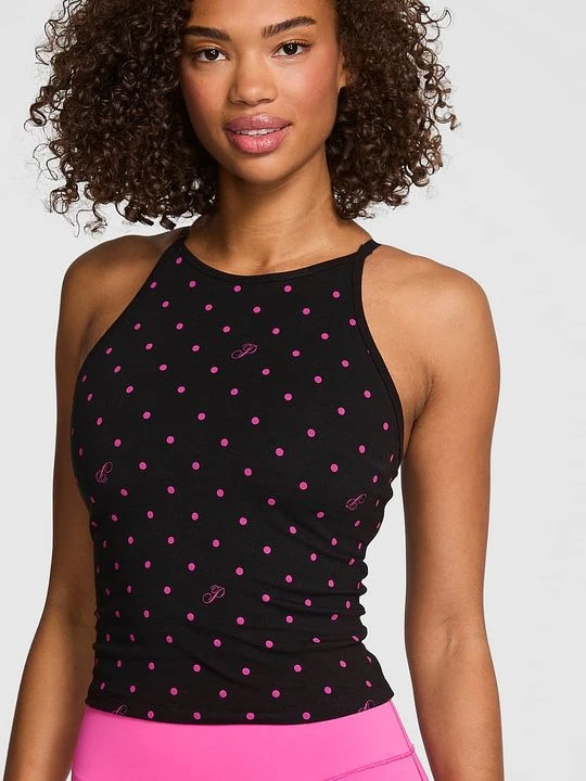 Zdjęcie produktu PINK Top All Day Cotton z wysokim dekoltem Victoria's Secret
