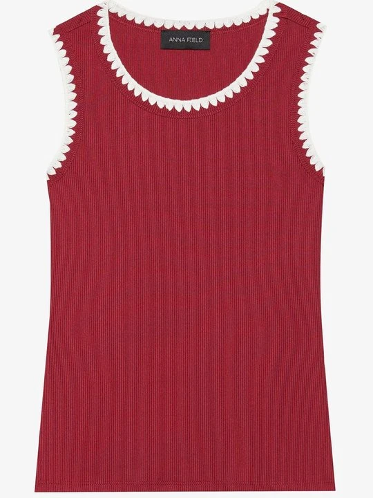 Zdjęcie produktu Top Anna Field By Zalando bordowy