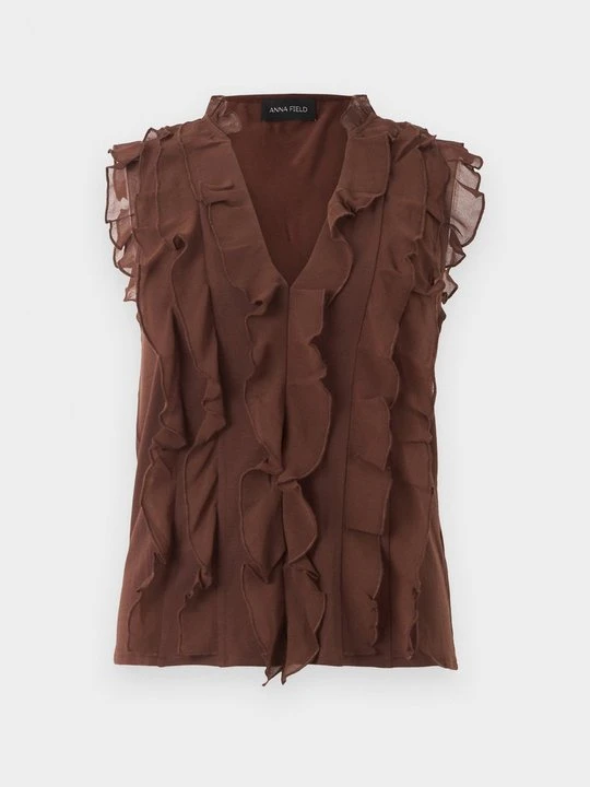 Zdjęcie produktu Top Anna Field By Zalando ciemnobrązowy