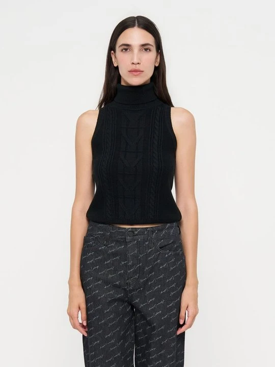 Zdjęcie produktu Top Armani Exchange czarny melanż