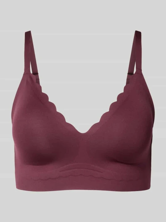 Zdjęcie produktu Top bandażowy z falistym brzegiem model 'SENSATION' SKINY Bordowy