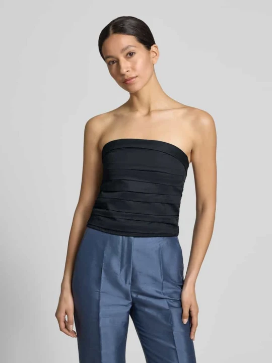 Zdjęcie produktu Top bandażowy z odpinanymi ramiączkami model 'Bella' My Essential Wardrobe Czarny
