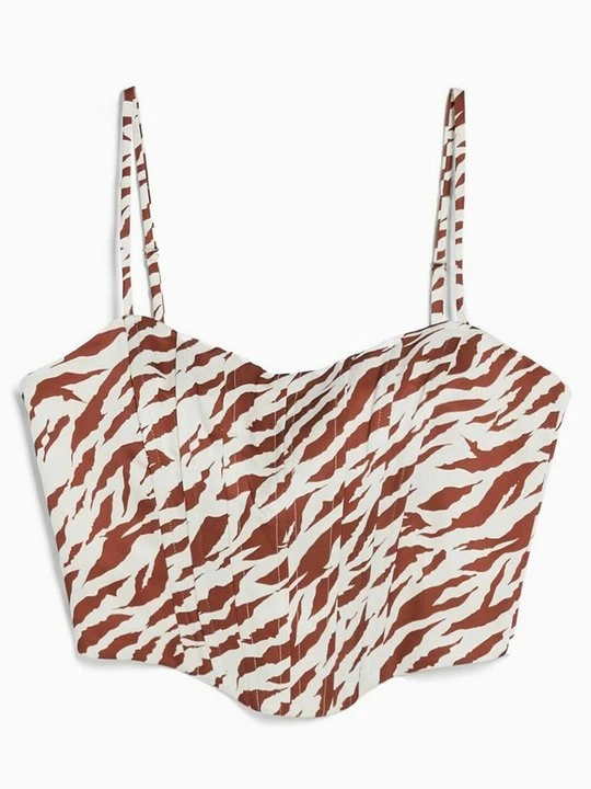 Zdjęcie produktu Top Bershka brązowy