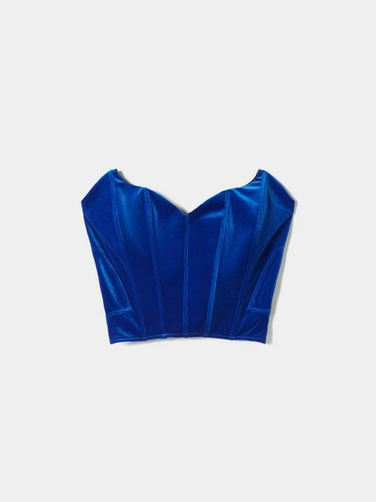 Zdjęcie produktu Top Bershka niebieski