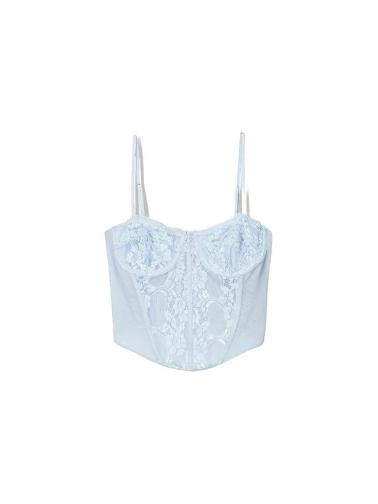 Zdjęcie produktu Top Bershka jasnoniebieski