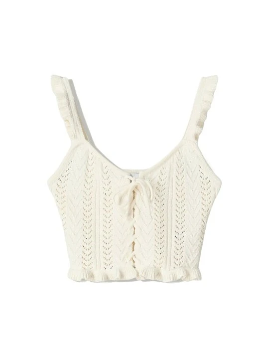Zdjęcie produktu Top Bershka mleczny