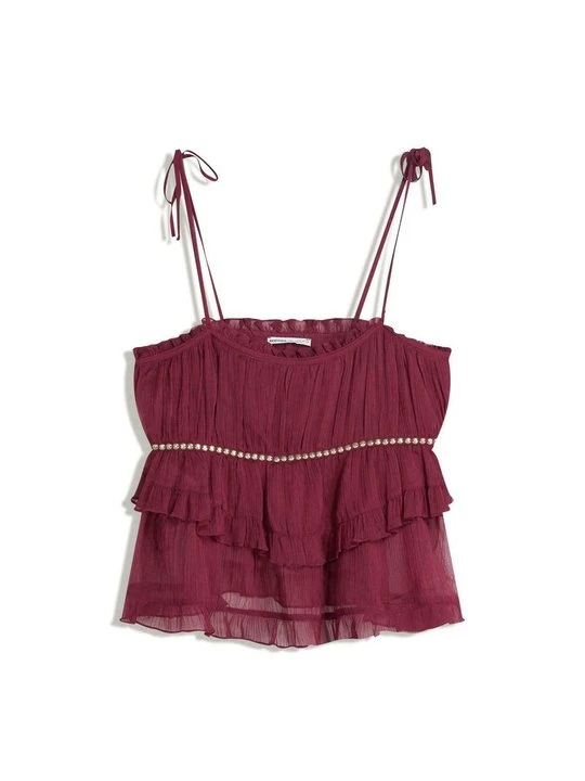 Zdjęcie produktu Top Bershka bordowy