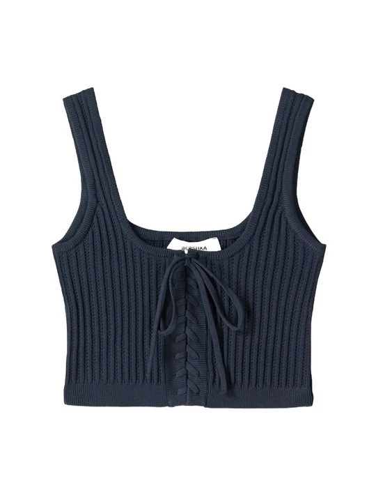 Zdjęcie produktu Top Bershka granatowy