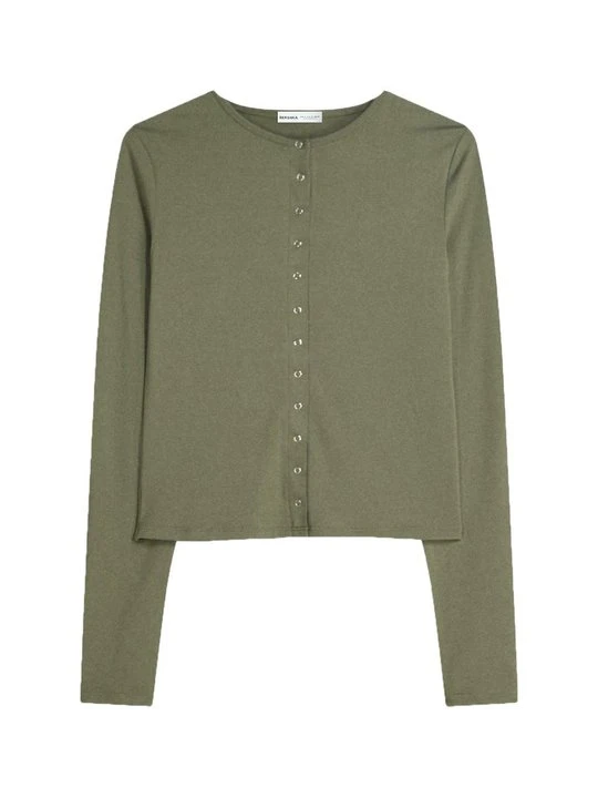 Zdjęcie produktu Top Bershka khaki