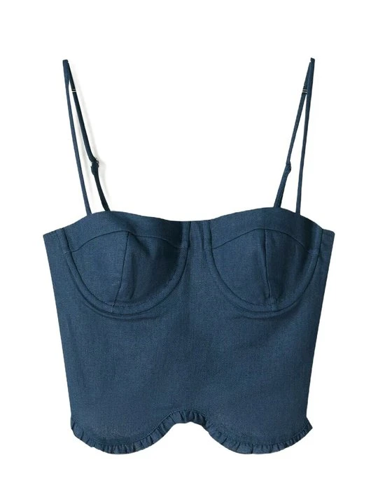 Zdjęcie produktu Top Bershka granatowy