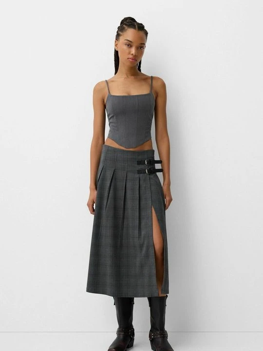 Zdjęcie produktu Top Bershka szary