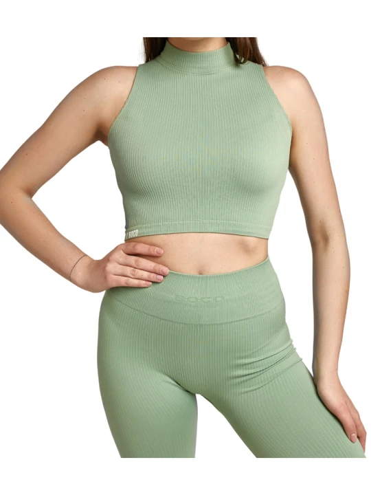Zdjęcie produktu Top Bezszwowy Seamless Comfy Stripes Pistachio BOCO WEAR