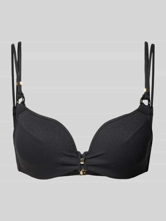 Zdjęcie produktu Top bikini na cienkich, podwójnych ramiączkach model ‘DAHU’ MARIE JO Czarny