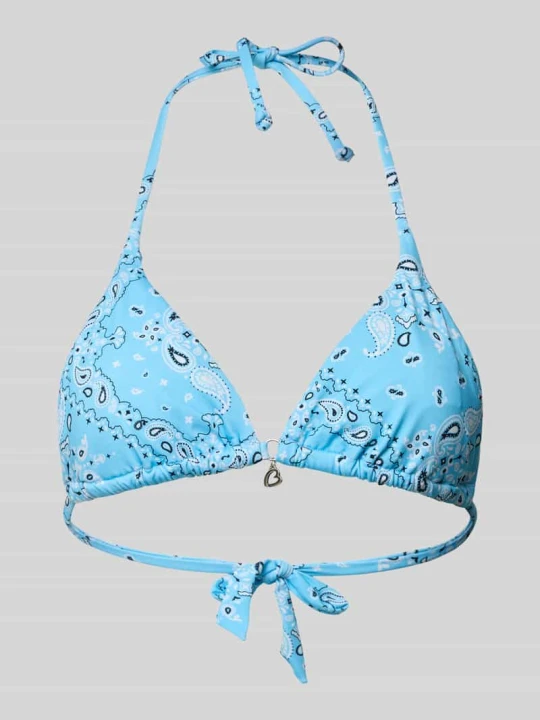 Zdjęcie produktu Top bikini o trójkątnym kształcie model ‘Rico’ Banana Moon Jasnoniebieski