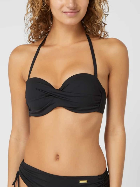 Zdjęcie produktu Top bikini PLUS SIZE bandażowy Lascana Czarny