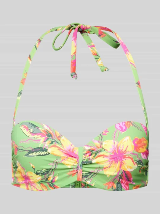 Zdjęcie produktu Top bikini PLUS SIZE bandażowy model ‘Malia’ Lascana Jasnozielony