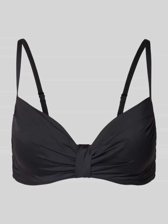 Zdjęcie produktu Top bikini PLUS SIZE z zapięciem na haftkę Lascana Czarny