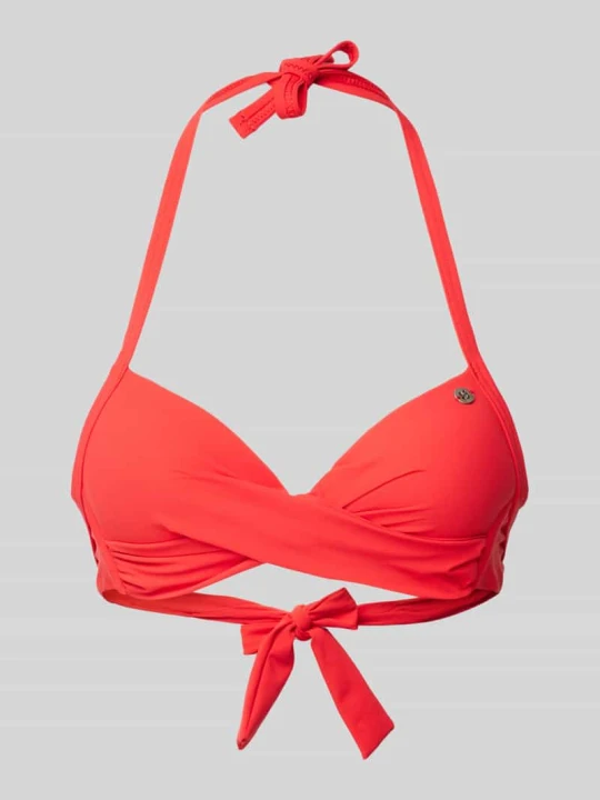 Zdjęcie produktu Góra od bikini z naszywką z logo model 'EYRO SPRING' Banana Moon Czerwony