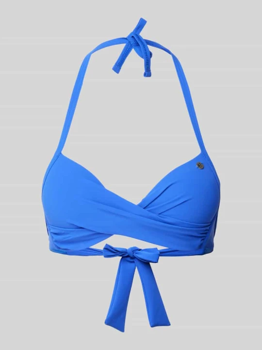 Zdjęcie produktu Góra od bikini z naszywką z logo model 'EYRO SPRING' Banana Moon Królewski niebieski