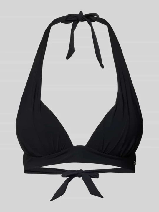 Zdjęcie produktu Top bikini z detalem z logo Banana Moon Czarny