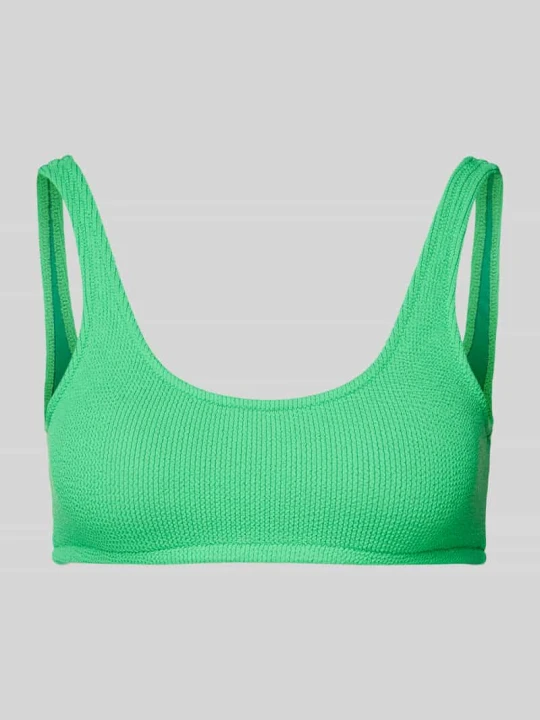 Zdjęcie produktu Top bikini z detalem z logo model ‘JUSTIN’ Banana Moon Neonowy zielony