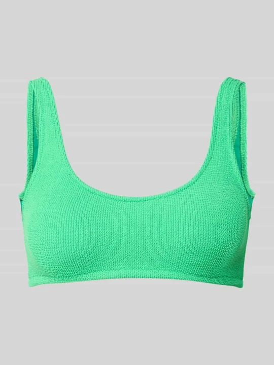 Zdjęcie produktu Top bikini z detalem z logo model ‘JUSTIN’ Banana Moon Neonowy zielony