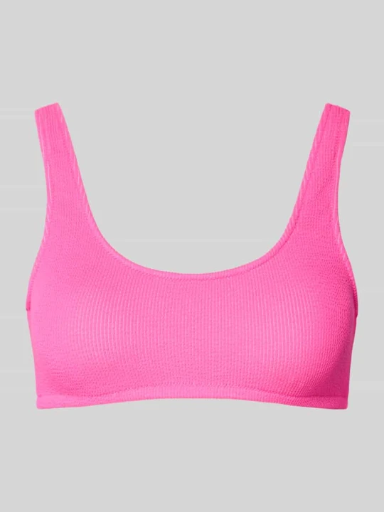 Zdjęcie produktu Góra od bikini z detalem z logo Model „JUSTIN” Banana Moon Mocnoróżowy