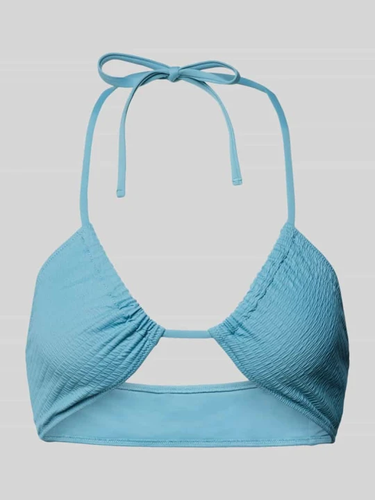 Zdjęcie produktu Top bikini z fakturowanym wzorem model ‘BRALETTE’ Calvin Klein Morski