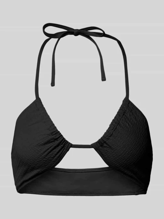 Zdjęcie produktu Top bikini z fakturowanym wzorem model ‘BRALETTE’ Calvin Klein Czarny