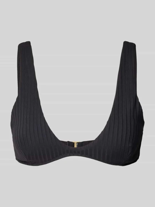 Zdjęcie produktu Top bikini z fakturowanym wzorem Rip Curl Czarny