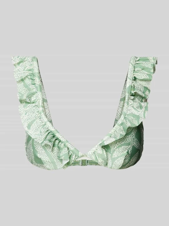 Zdjęcie produktu Top bikini z falbanami model ‘Akamu’ Barts Zielony