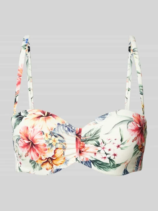 Zdjęcie produktu Top bikini z fiszbinami model ‘Salsa’ Lascana Złamany biały