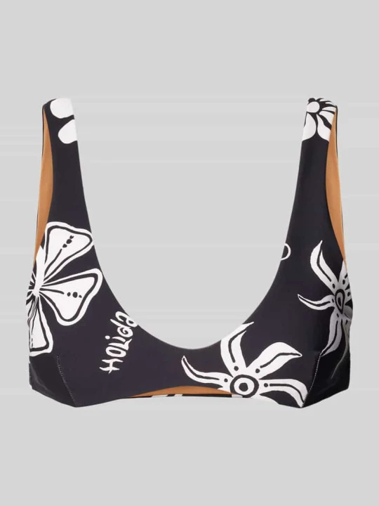 Zdjęcie produktu Top bikini z kwiatowym wzorem model ‘HOLIDAY’ Rip Curl Czarny