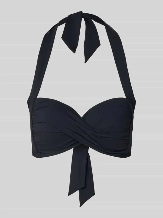 Zdjęcie produktu Top bikini z marszczeniami model ‘Twist’ Seafolly Czarny