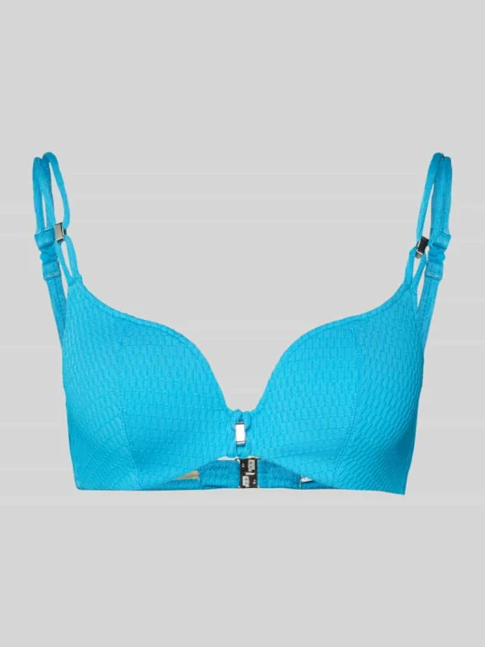 Zdjęcie produktu Top bikini z obszyciem ozdobnymi kamieniami MARIE JO Błękitny
