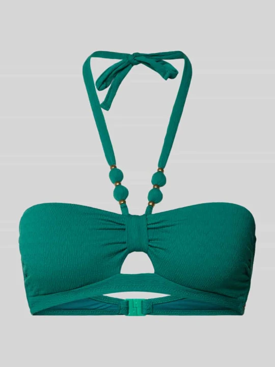 Zdjęcie produktu Góra bikini z Ozdobne kamienie Model 'Keneto' Banana Moon Zielony